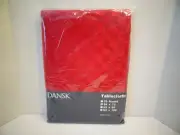 DANSK Garnet Red Checker Tablecloth NEW 54x72