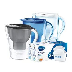 【BRITA官方】3.5L Marella馬利拉濾水壺+6入Maxtra Plus全效型濾芯｜BRITA