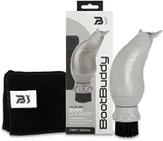 BootBuddy Shoe & Boot Cleaner Brush – Footwear Cleaning Kit for Hiking Boots, Golf Shoes, Football Boots, Running Shoes & Wellies – Cleans Mud, Dirt & Stains in Minutes – As Seen on Dragons’ Den, Grey
