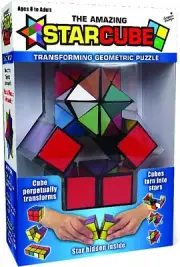 New AMAZING STAR CUBE Geometric Puzzle California Creations like Rubiks Cube