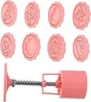 PEPLAYTAL 9Pcs Cake Molds Practical Baking Tools for Moon Cake Lovers Material for Festivals and Present Making Easy to Use Clean