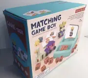 Kids Game Matching Building Blocks and Cards Educational Dual Mode Learning 3+