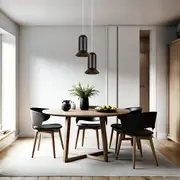 Parker LED Pendant Light in Black or White (Small or Medium)