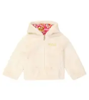 [Moschino Kids] Moschino Kids Faux fur jacket Y 4 white