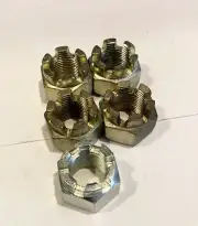5 pieces 18X1.50 castle nut generic unbranded