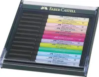 在飛比找樂天市場購物網優惠-Faber_Castell PITT藝術筆12支入 粉色系 