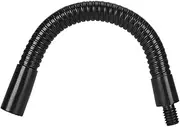 AKOOSY Microphone Stand Extension Hose Black Mic Bracket Connection Tube Lightweight Portable Easy Installation for Enhanced Height Compatible with Interface