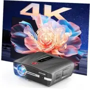 4K Smart Projectors Auto Focus, 1200ANSI UHD Daylight Home Theater Projectors