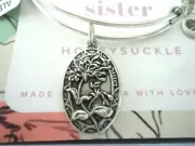 Alex and Ani Because I Love You SISTER II Charm Bangle New W/Tag Card Box