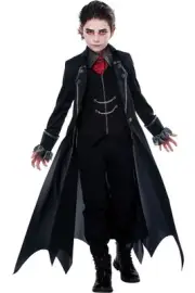 California Costume Gothic Vampire Child Boys Vampire Halloween Outfit 00563