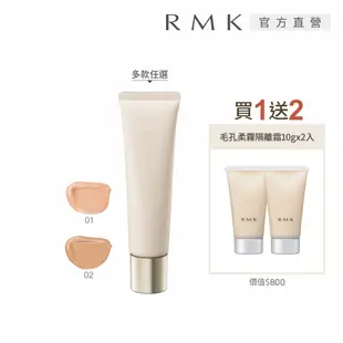 RMK 水凝修顏粉凝露+柔霧隔離霜修飾組