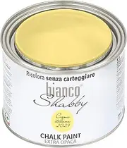[bianco Shabby] Crema Italiana 2023 Water-based chalk paint for all surfaces and perfect for decorative effects - Chalk Paint Extra Matt (500 ml)