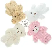 ifundom Plush Stuffed Bear Keychains Hanging Pendants Decorative Charm for Bags Backpacks