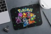 Personalised Custom Neoprene Mouse Pad Mat - Pokemon Pikachu Anime Character Ash