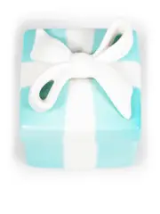 Blue Present Trinket Box