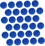 Yardwe 30pcs Foam Clown Nose Costume Accessories for Parties Halloween Cosplay Carnival Fun Eye Catching Playful Decoration for Group Activities
