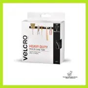 VELCRO® Brand 50mm x 2.5m Black Heavy Duty Hook And Loop Tape
