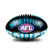 Sherrin PVC Icon Port Adelaide Power AFL Ball