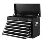 Giantz 10-Drawer Tool Box Chest Cabinet Garage Storage Toolbox Black/Silver