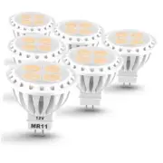 3W LED Light Bulbs, 12v 20w 35w Replacement, Low Voltage Fiber Optics MR11