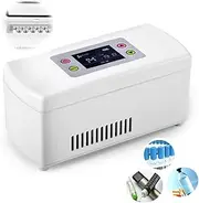 Small Travel Box for Medication, Car Fridge, 2-8°C Portable Medicine Refrigerator, Car Refrigerator Medical Refrigerator, Suitable for Travel/Interferon/Pharmaceutical Storage