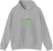 [X.Style] Alaska is Calling and I Must Go Camping Green ds002 Hoodie Grey XL