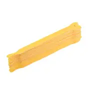 Reusable Cable Ties 8" Hook and Loop Cord Wraps Yellow Adjustable Strap 30pcs