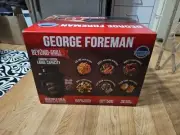 George Foreman Beyond Grill 8in1 Electric Indoor Grill and 6 Qt Air Fryer, Black