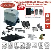 All in One Sliding Gate Opener, Safety, WiFi Kit with FREE Access Control Items
