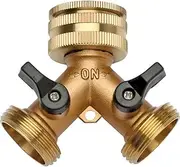 Hoselink 2-Way Brass Tap Adapter