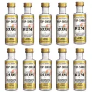 10 x Still Spirits Top Shelf White Rum Flavouring Essence 50ml Home Brew Alcohol