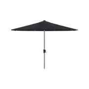 Coolaroo 3.5m Black Round Bronte Market Umbrella