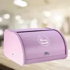 Bread Bin with Roll Top Lid Bread Box Holder for Countertop Home Bakery