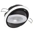 Lumitec Mirage Positionable Down Light Spectrum RGBW Dimming White Bezel 115127
