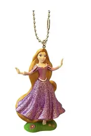 Princess Rapunzel Tangled Dancing Keychain Dangler PVC Figure Figurine Ornament