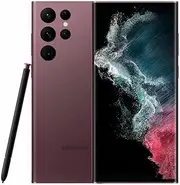 Samsung S22 Ultra 5G (256GB, Burgundy) (Renewed)