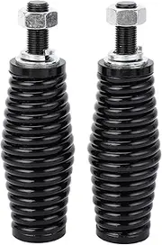 Whip Lights Barrel Spring Mounting Base,2pcs Heavy Duty Antenna Spring Mount M12 Screw 5mm Spring Waterproof Shockproof for LED Whip UTV ATV Off Road