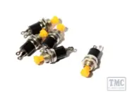 GM518 Gaugemaster Push to Make Switch Pack - Yellow (5)