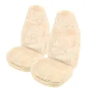 MyCar Sheepskin Seat Covers Universal 16mm Ivory