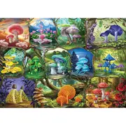 1000pc Ravensburger Beautiful Mushrooms Themed Jigsaw Puzzle Pieces Set
