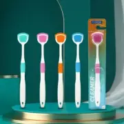 10x Soft Tongue scrapers clean brush Oral Care tounge cure bacteria fresh breath