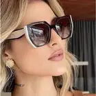 Prada Sunglasses Cateye PR 15WS 01R0A6 Tortoise Caramel Powder Brown AUTHENTIC