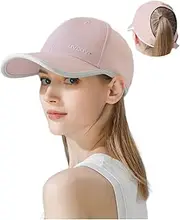 [YAMEE] Ponytail Baseball Caps for Women UV Protection Sport Hats with Large Ponytail Hole, Adjustable