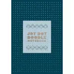 JOT DOT DOODLE NOTEBOOK, BLUE AND SILVER