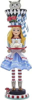Kurt Adler Hollywood Nutcrackers Alice in Wonderland Alice 20" Nutcracker NEW