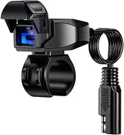 Motorcycle Vehicle-Mounted Charger WaterproofUSB Adapter12V Phone DualUSB Port Quick Charge 3.0 with Switch Moto Part,A