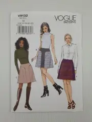 Vogue Sewing Pattern 9132 V9132 Misses Lined Skirt Pattern Size 14-22 NEW
