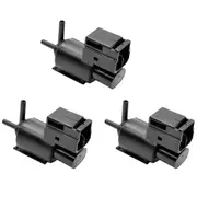 3Pcs Vacuum Switch Valve Solenoid for 626 RX8 MPV K5T19090 KL0118741 Kl0118741 K5T49051 K5T49090 K5 Black