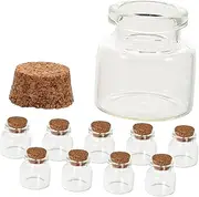 FOMIYES First Haircut Souvenir Bottle Glass Tooth Storage Jars Mini Vials for Boys and Girls' Teeth Memory
