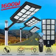 LED Solar Street Light + Remote, Garden Wall Lamp Industrial Security Road Bulbs